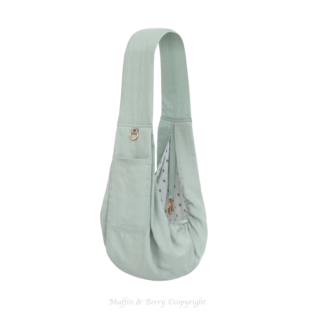 Linen Pet Sling Carrier – ERIN
