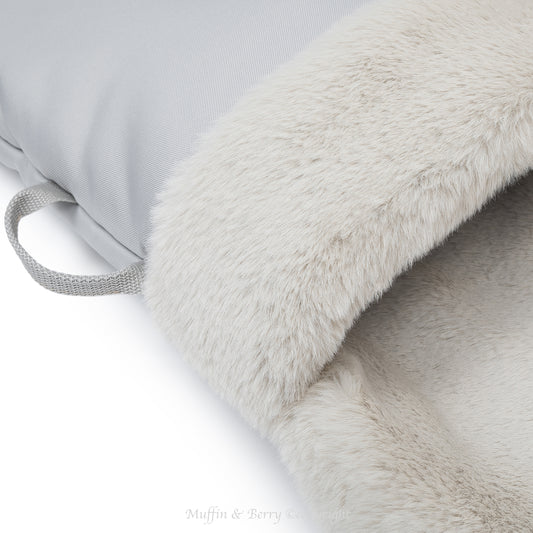 Faux-fur pocket LUCA