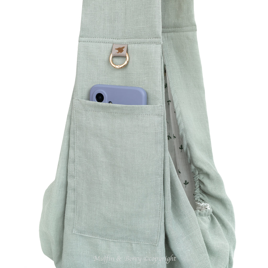 Linen Pet Sling Carrier – ERIN