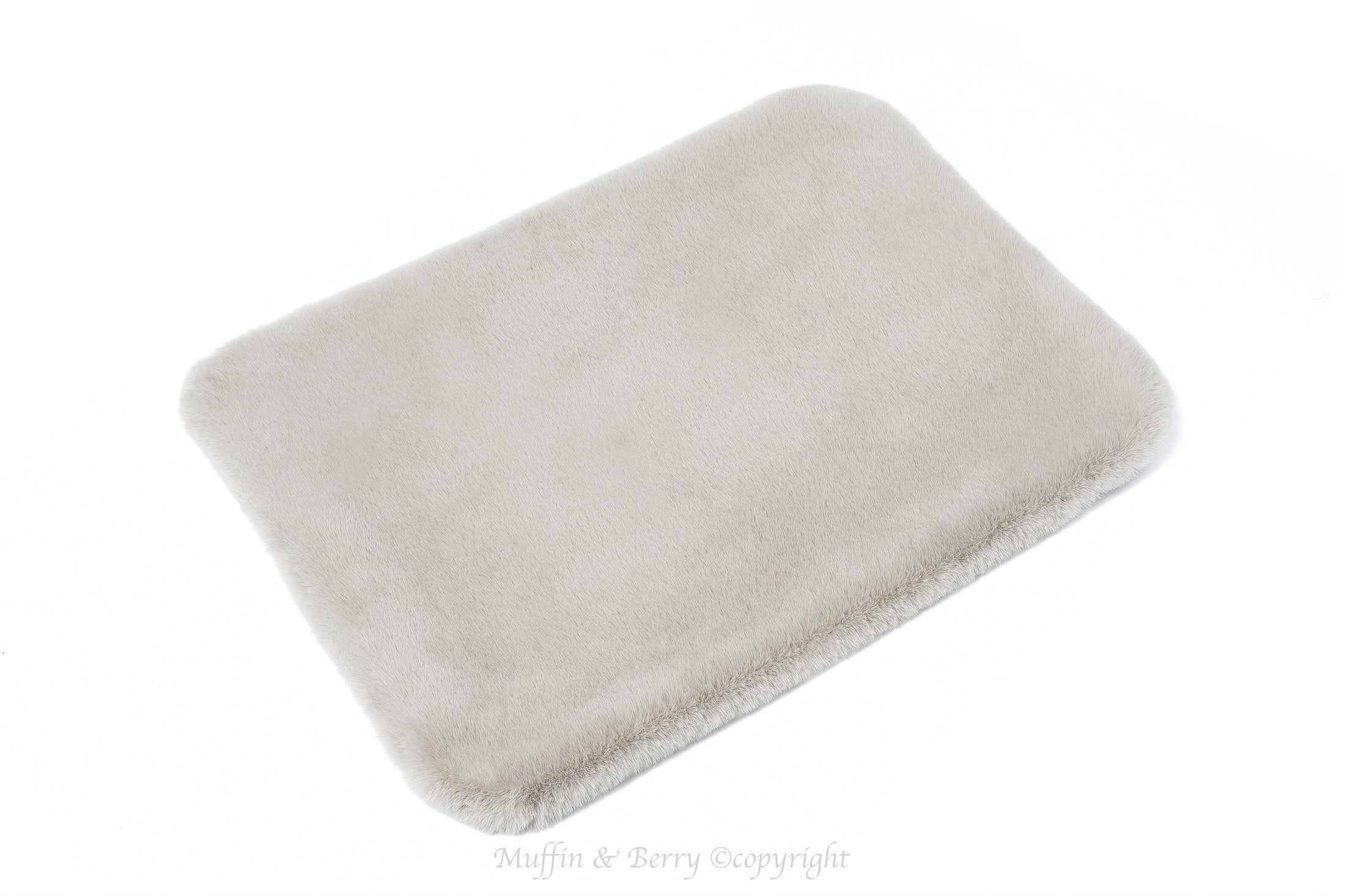 Faux bunny fur blanket CORA