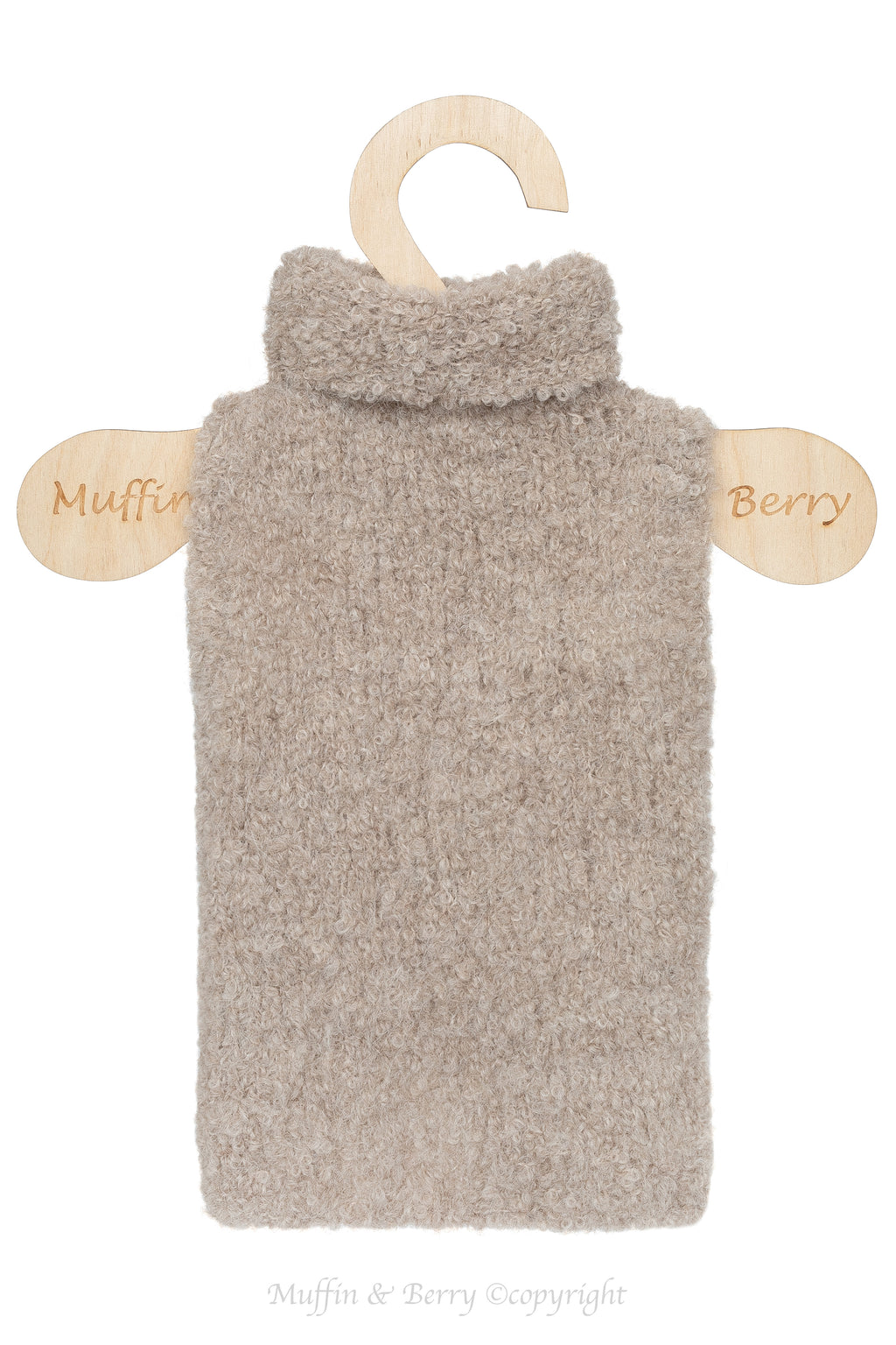 Alpaca Wool Bouclé Pet Sweater - LUNA