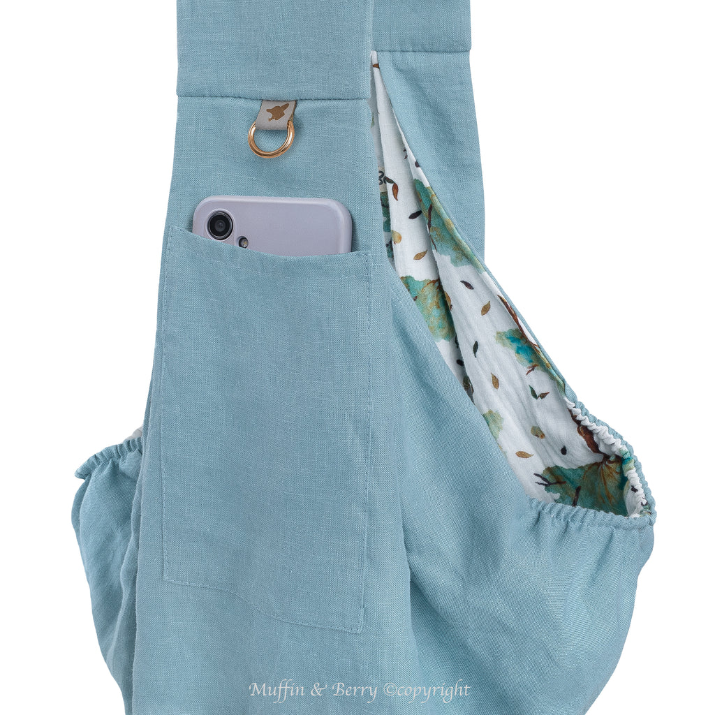 Linen Pet Sling Carrier – JOSIE