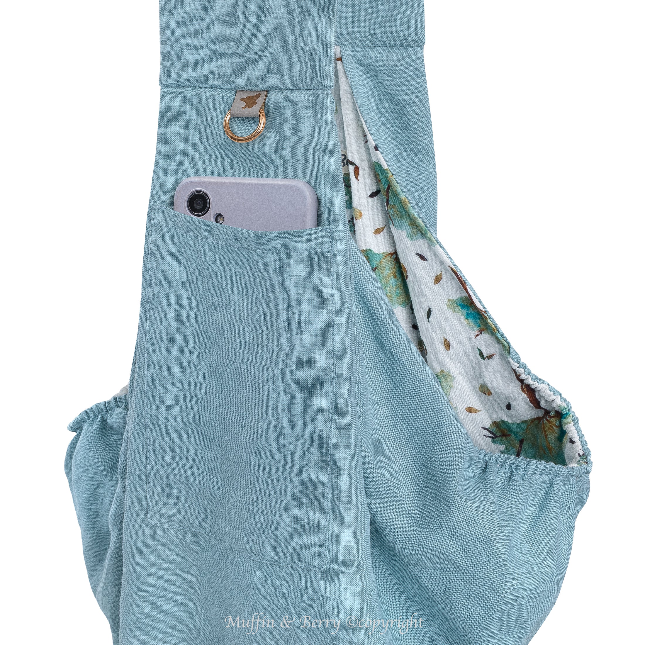 NEW Linen Sling Bag for Pets - JOSIE Lightweight Summer Carrier