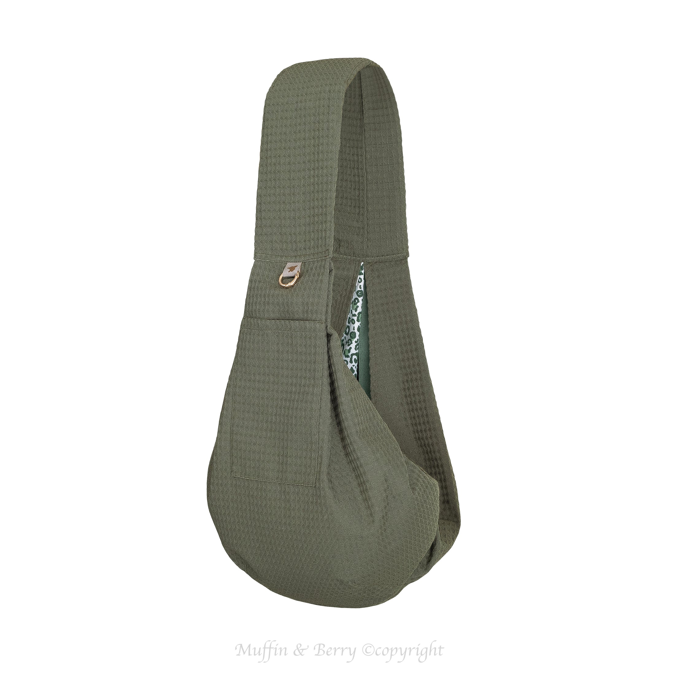 HANDS-FREE COTTON DOG SLING BAG – REYA