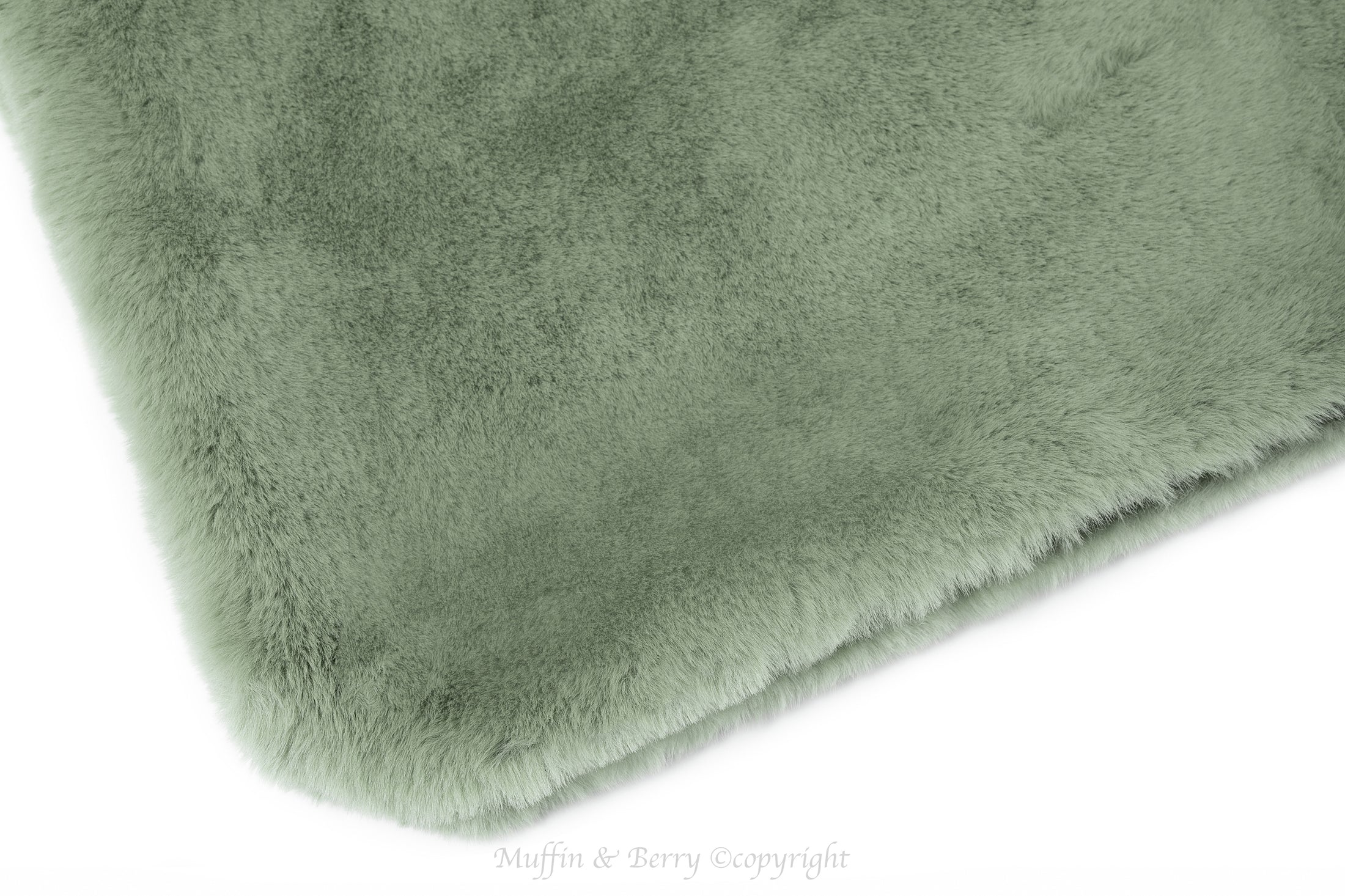 Faux bunny fur blanket ZOEY