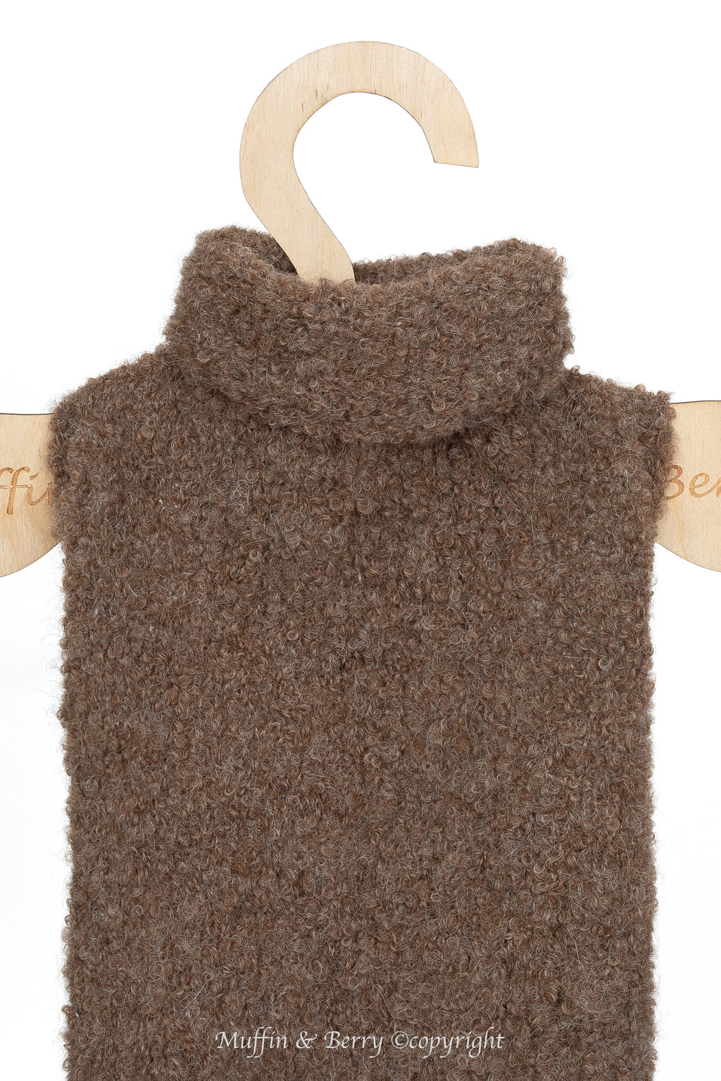 Alpaca Wool Bouclé Pet Sweater - WILLOW