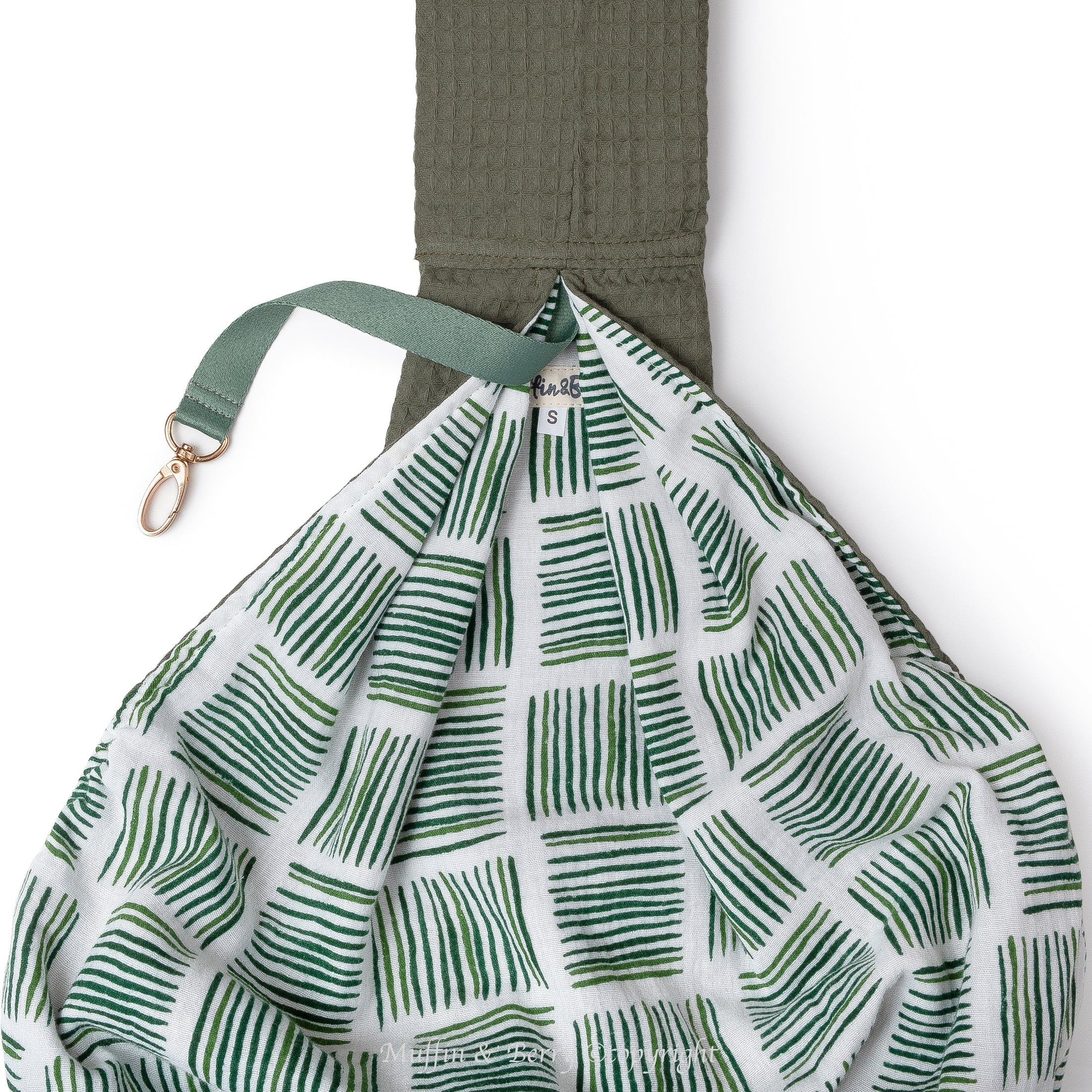 HANDS-FREE COTTON DOG SLING BAG – REYA