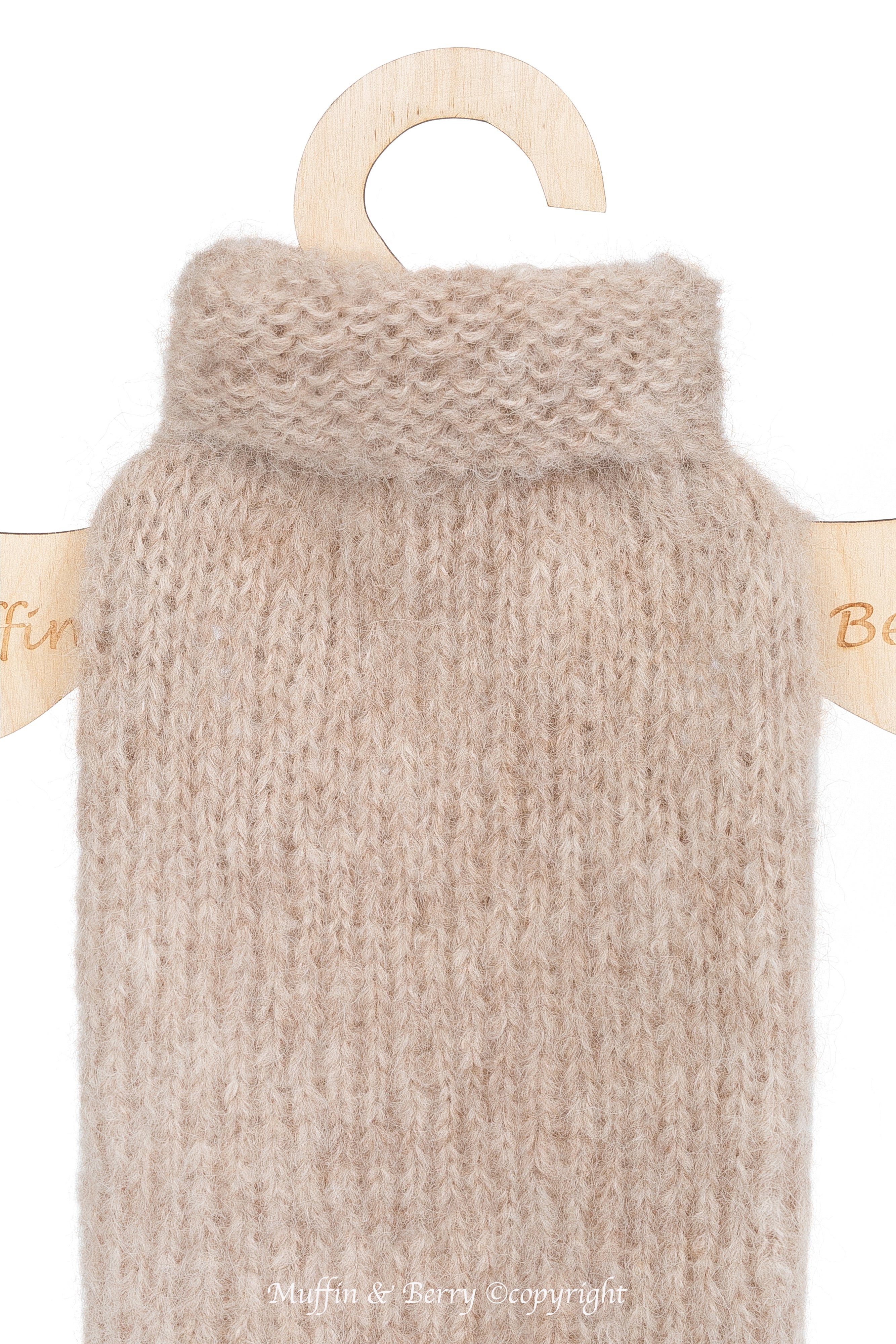 Mohair-Look Alpaca & Merino Wool Pet Sweater - STELLA