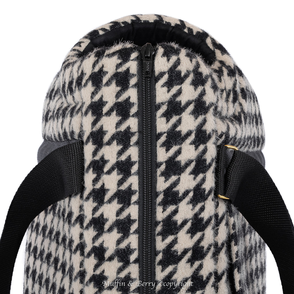 PET CARRIER HOUNDSTOOTH TWEED - COLLEEN