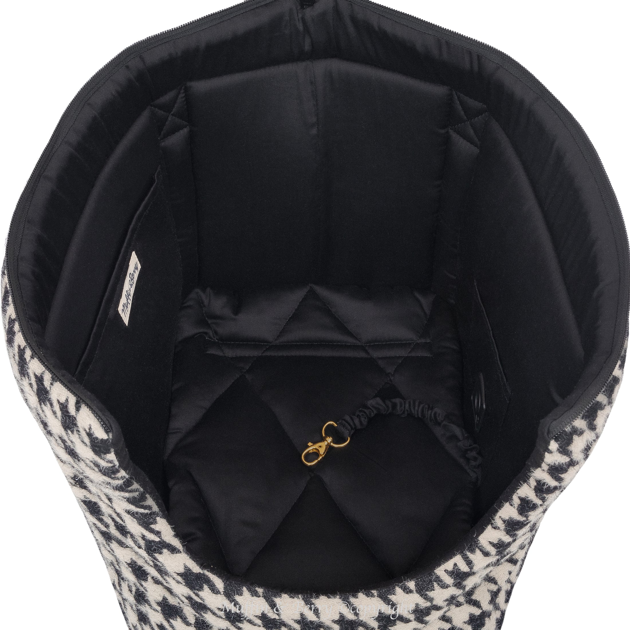 PET CARRIER HOUNDSTOOTH TWEED - COLLEEN