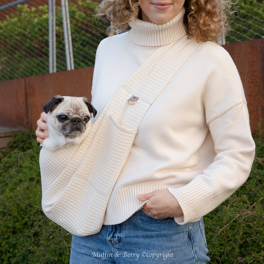 NEW Lightweight Cotton Pet Sling – DAISY