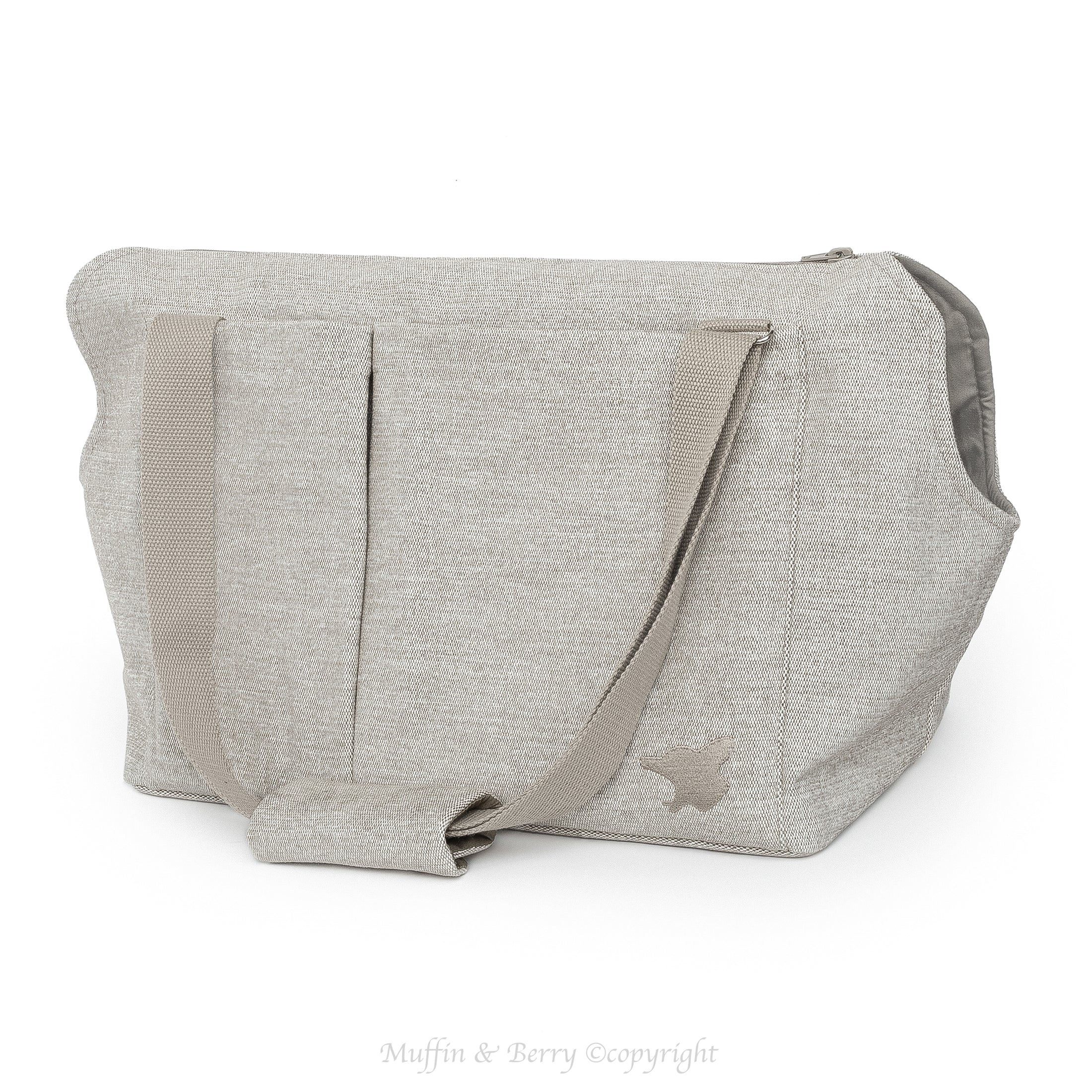 Cotton Soft-sided Pet Carrier with Dual Openings OWEN