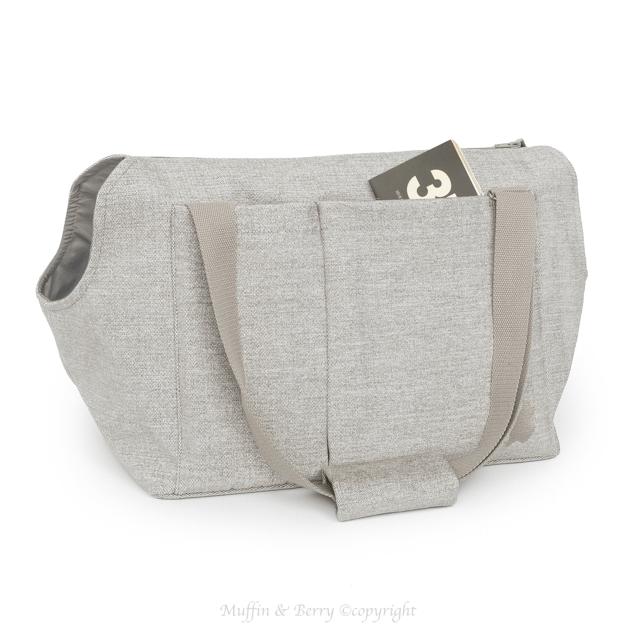 Cotton Soft-sided Pet Carrier with Dual Openings OWEN