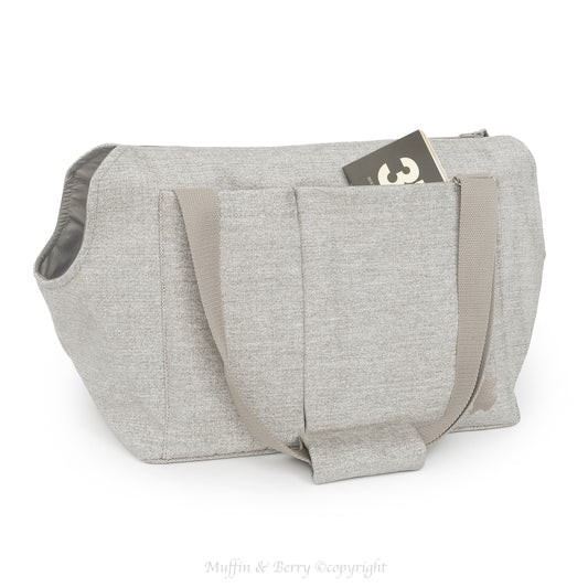 Cotton Soft-sided Pet Carrier with Dual Openings OWEN
