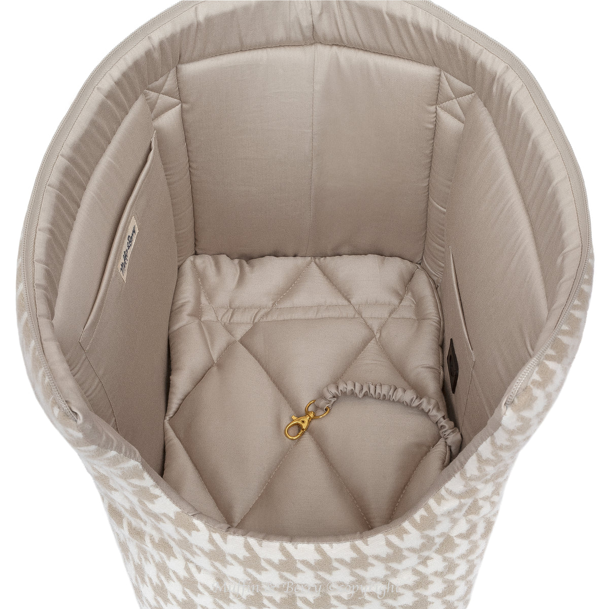 PET CARRIER HOUNDSTOOTH TWEED - AURELIA