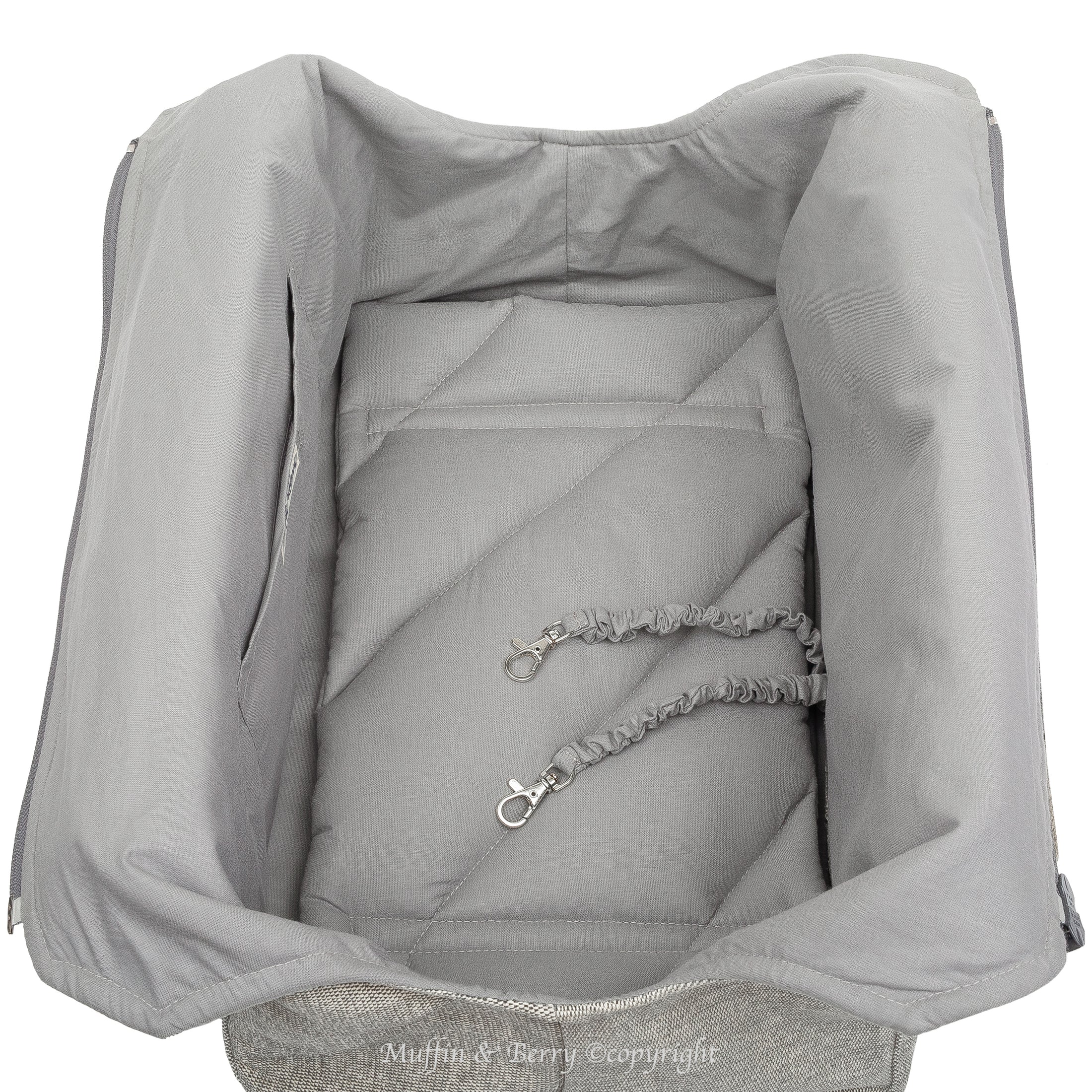 Cotton Soft-sided Pet Carrier with Dual Openings OWEN