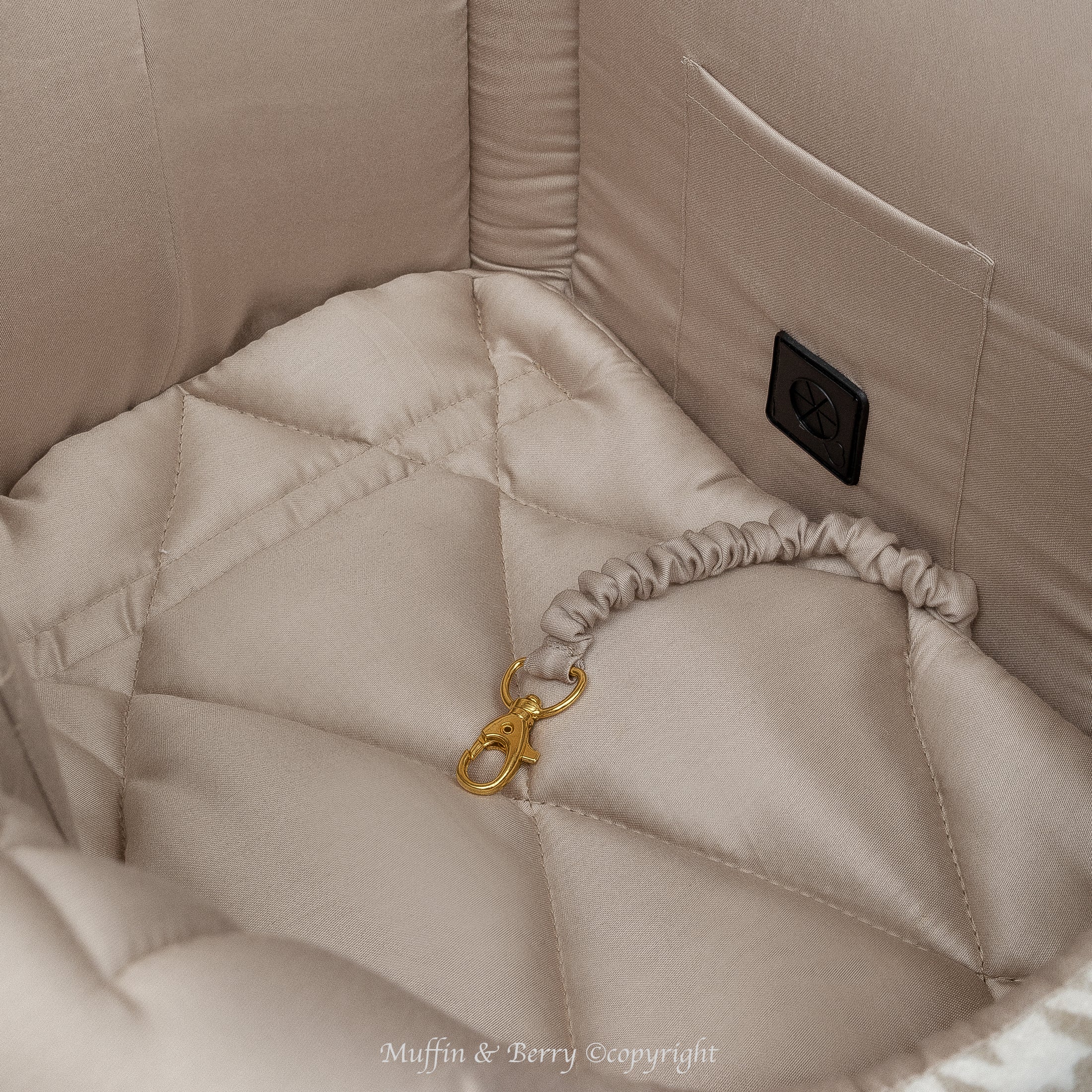 PET CARRIER HOUNDSTOOTH TWEED - AURELIA