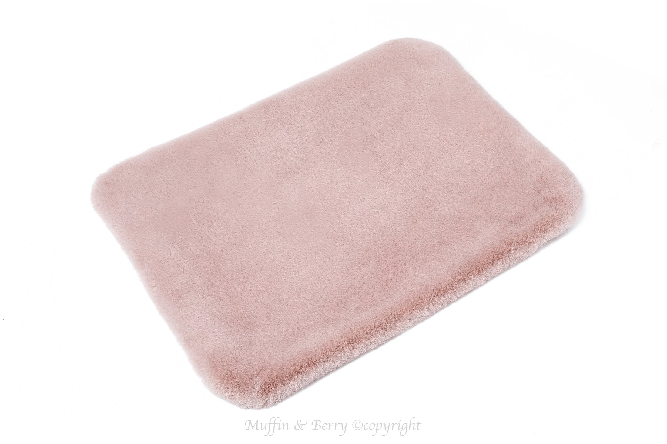 Faux bunny fur blanket ARIA