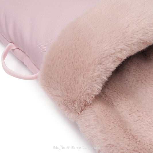 Faux-fur pocket LUMI