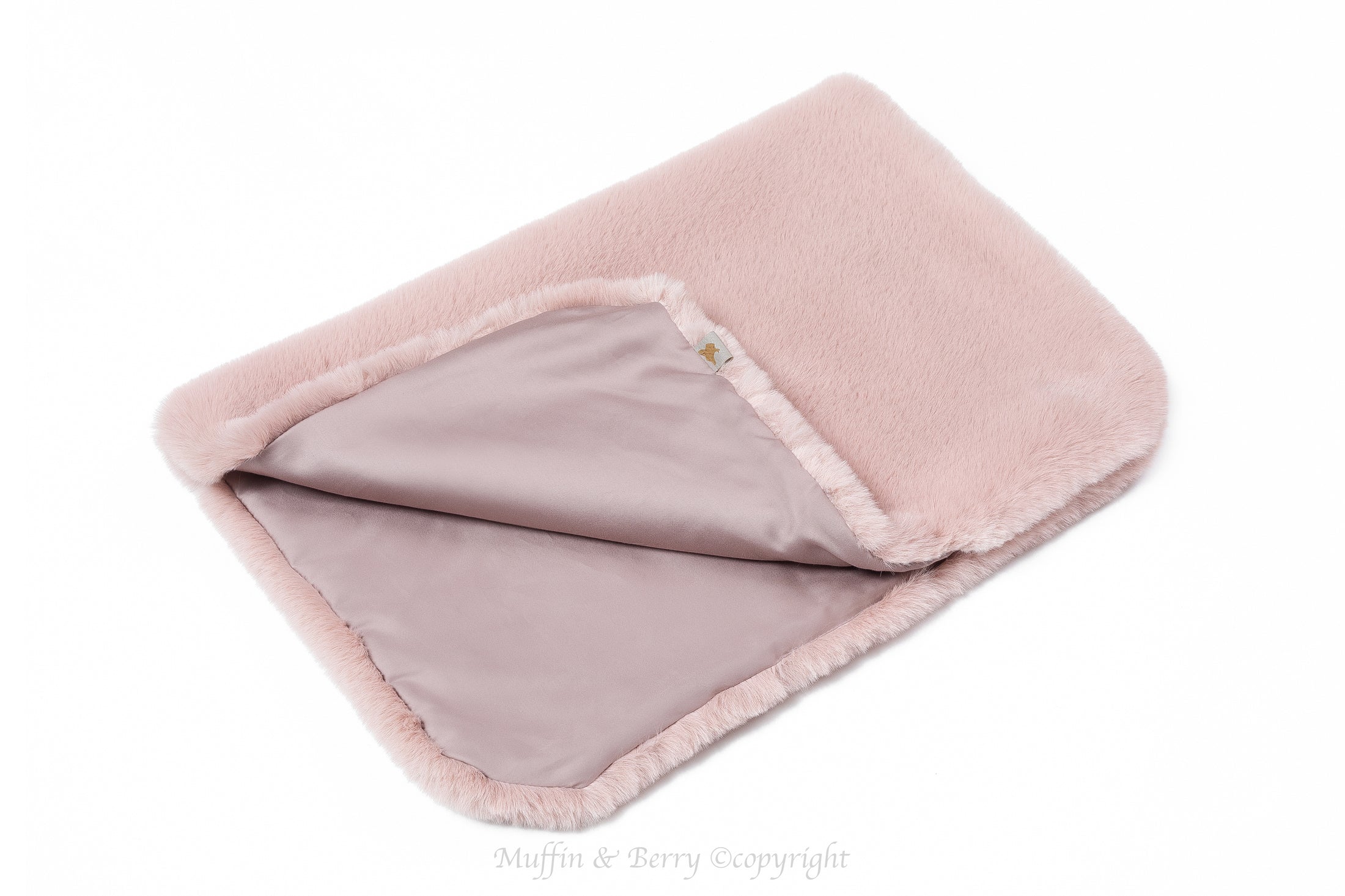 Faux bunny fur blanket ARIA