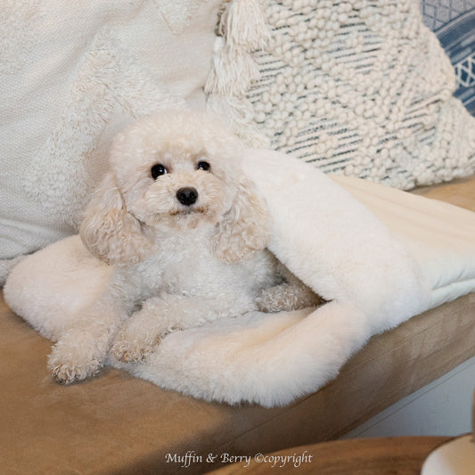 Faux-fur pocket ASPEN