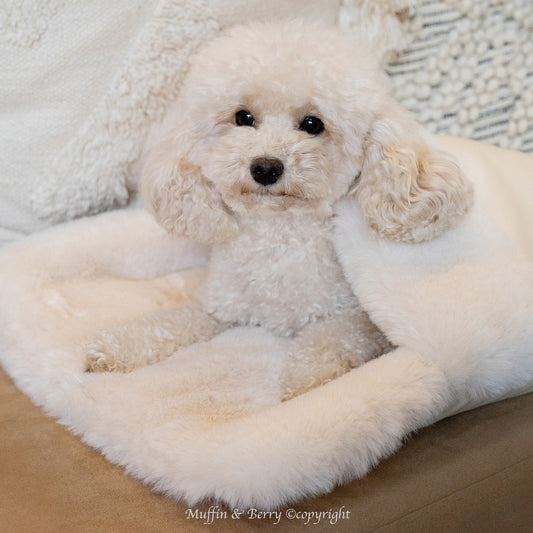 Faux-fur pocket ASPEN