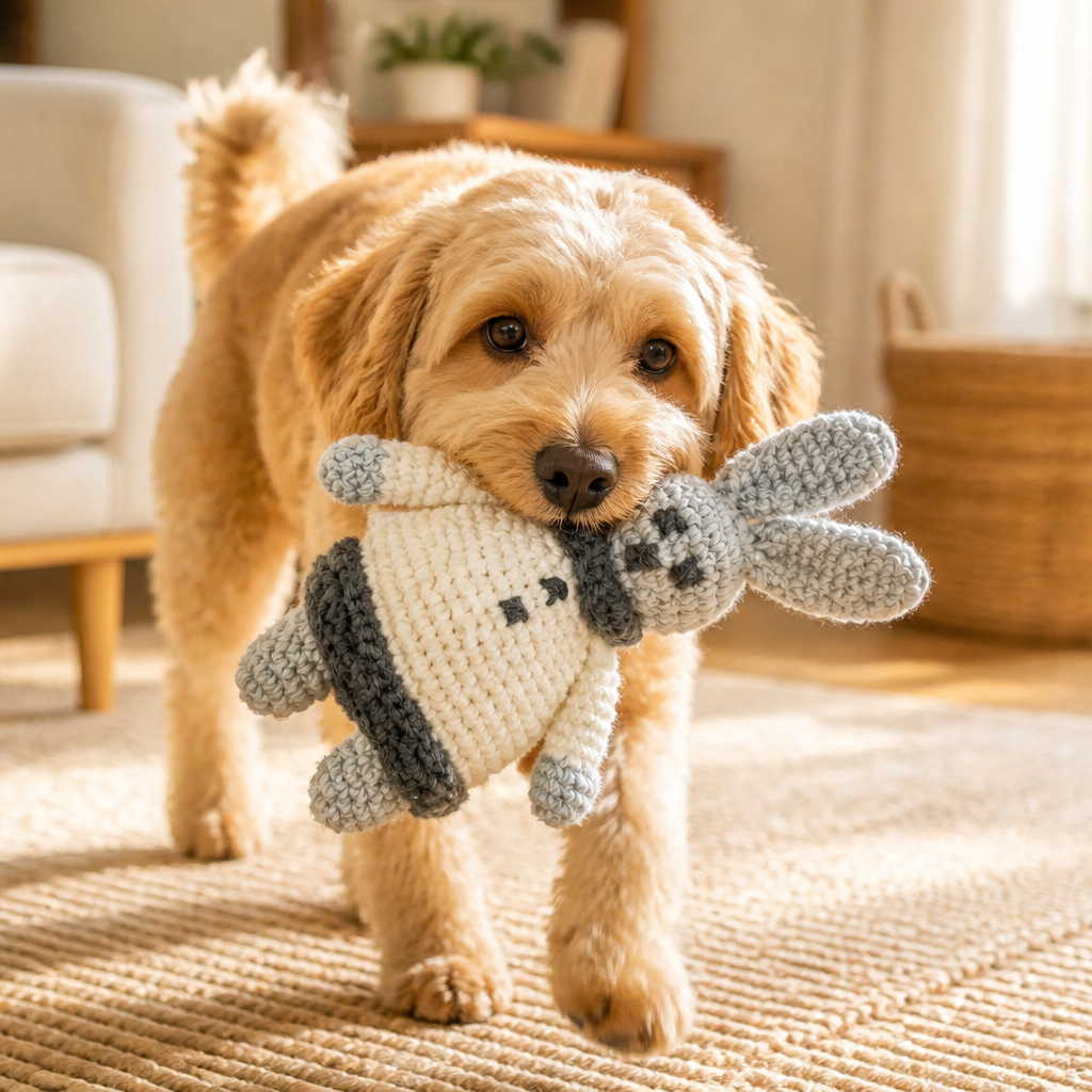 Crochet Bunny Dog Toy – LILLY