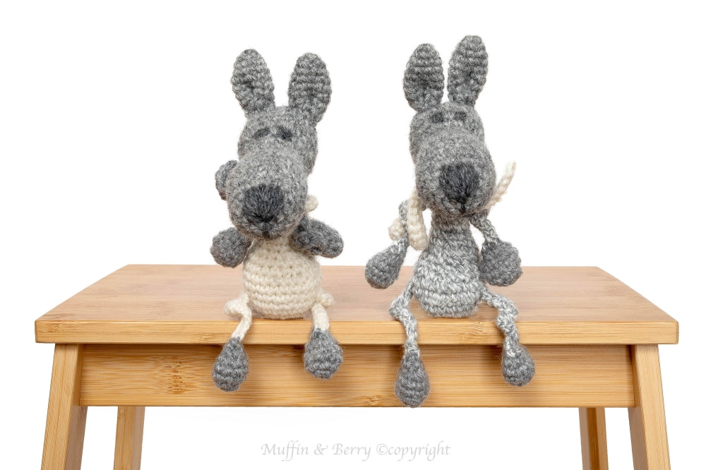 Crochet Wolf Dog Toy – FLINT