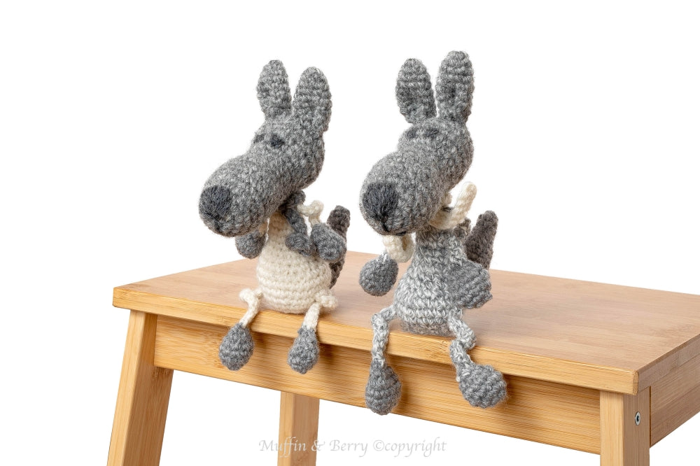 Crochet Wolf Dog Toy – FLINT