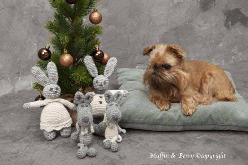 Crochet Wolf Dog Toy – FLINT